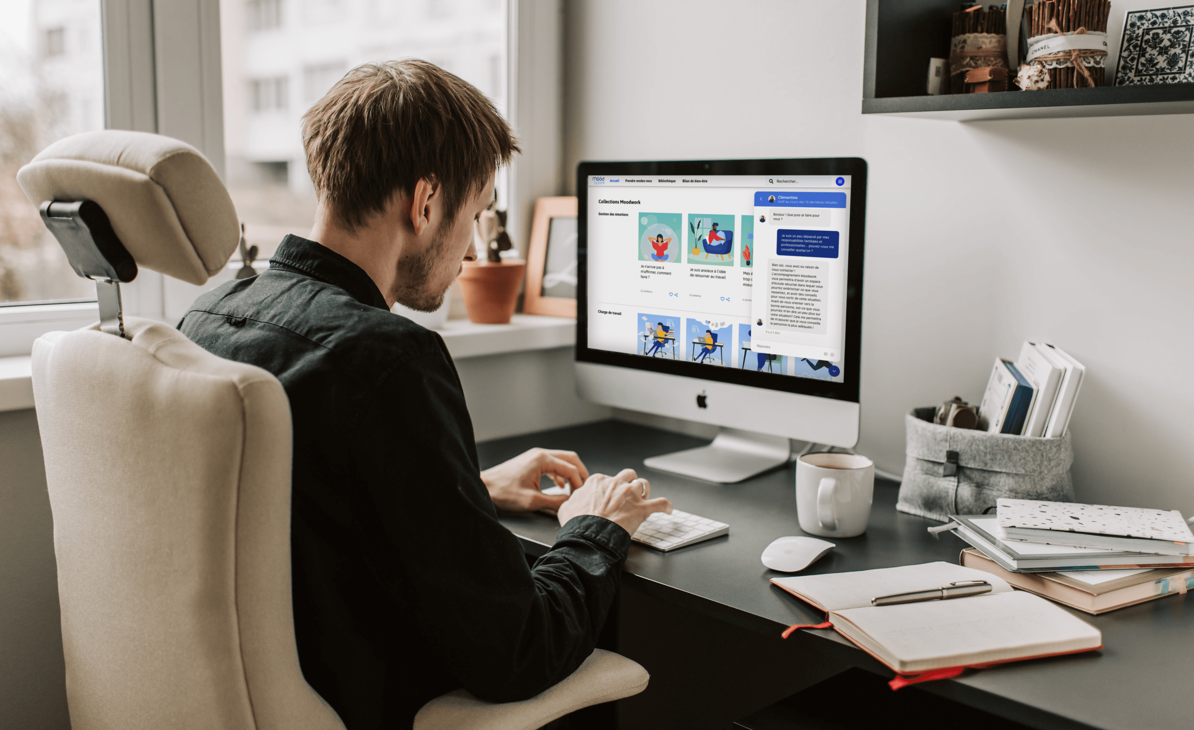 Application de bien-être pour les collaborateurs